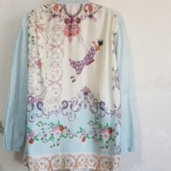 Johnny Was Viviana Effortless Scarf Blouse - Picture 5 of 6